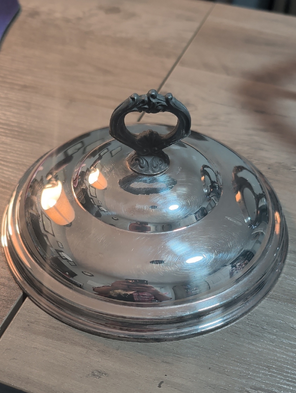 Vintage Silver Plated Lid